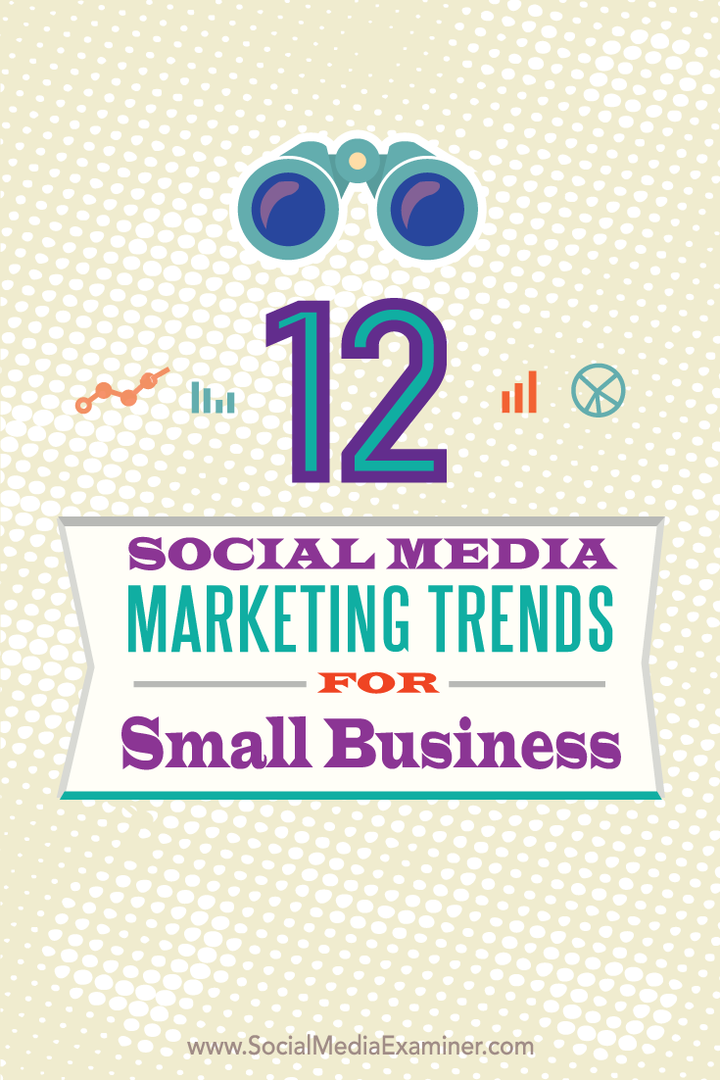дванадесет маркетингови тенденции в социалните медии за малкия бизнес