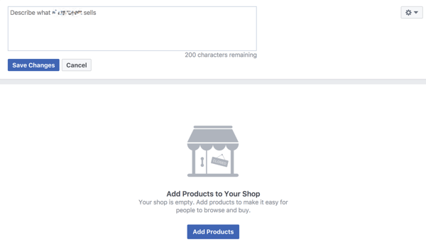 Опишете продуктите си във вашия магазин на Facebook, за да спомогнете за увеличаване на продажбите.