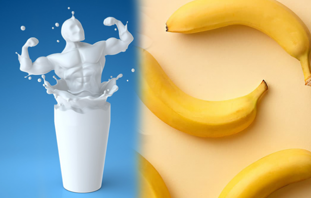 Млякото мляко прави ли наддаване на тегло? Метод за отслабване с диета с банан и мляко