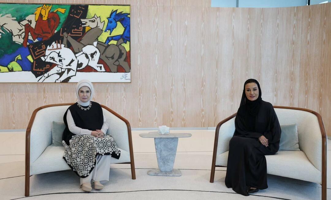 Първата дама Ердоган се срещна с президента на Катарската фондация Шейха Моза бинт Насър!