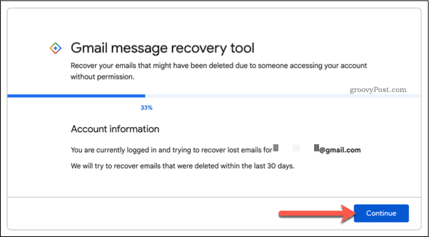 Възстановяване на имейли в Gmail чрез формуляр за поддръжка