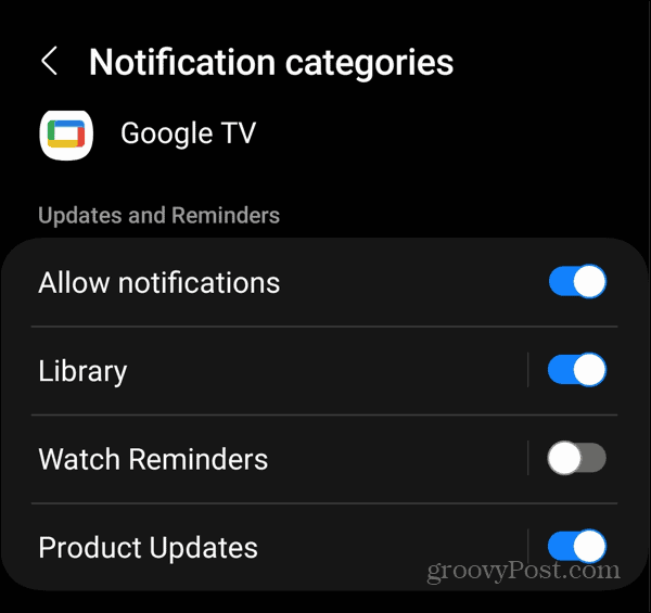 Спрете Android Notifications 