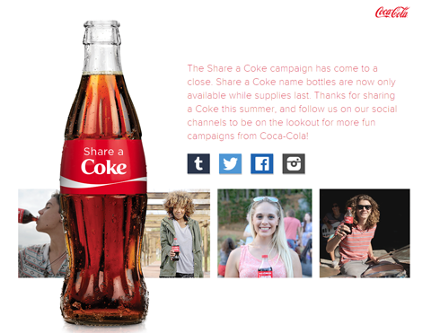coca-cola споделят изображение на кампания за кока-кола