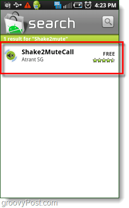 търсене на android пазар shake2mutecall