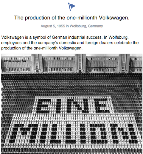 изображение на историята на volkswagen