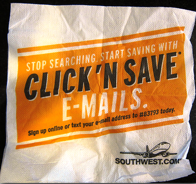 кампания за салфетки по имейл