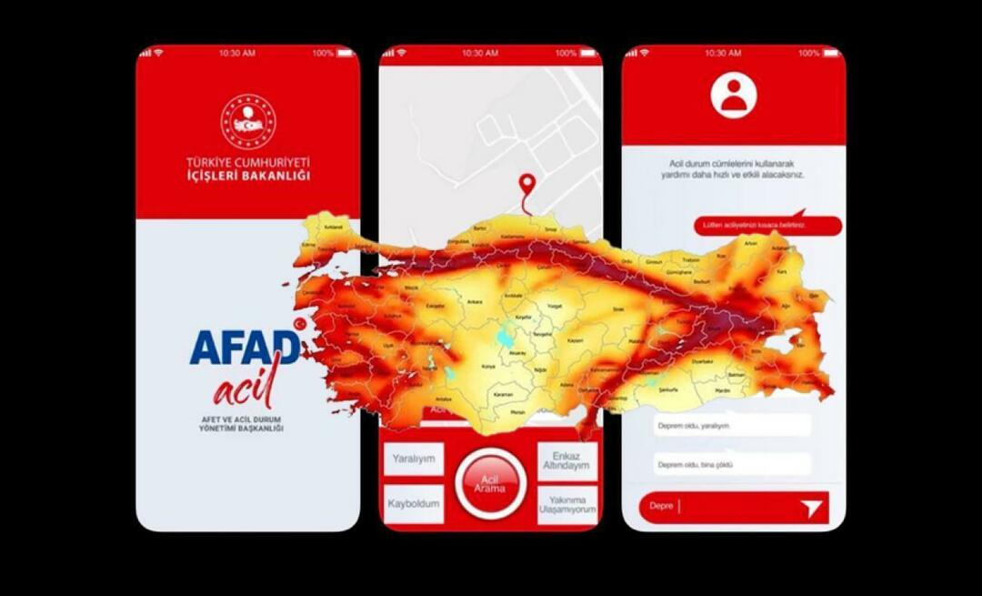 Опасността от земетресение на къщата поставя ли се под въпрос от приложението AFAD? Приложение за карта на земетресения от AFAD