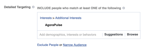 Можете да насочите рекламите си във Facebook към хора, които се интересуват от конкретна компания.