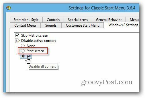 Деактивирайте SmartScreen Classic Shell