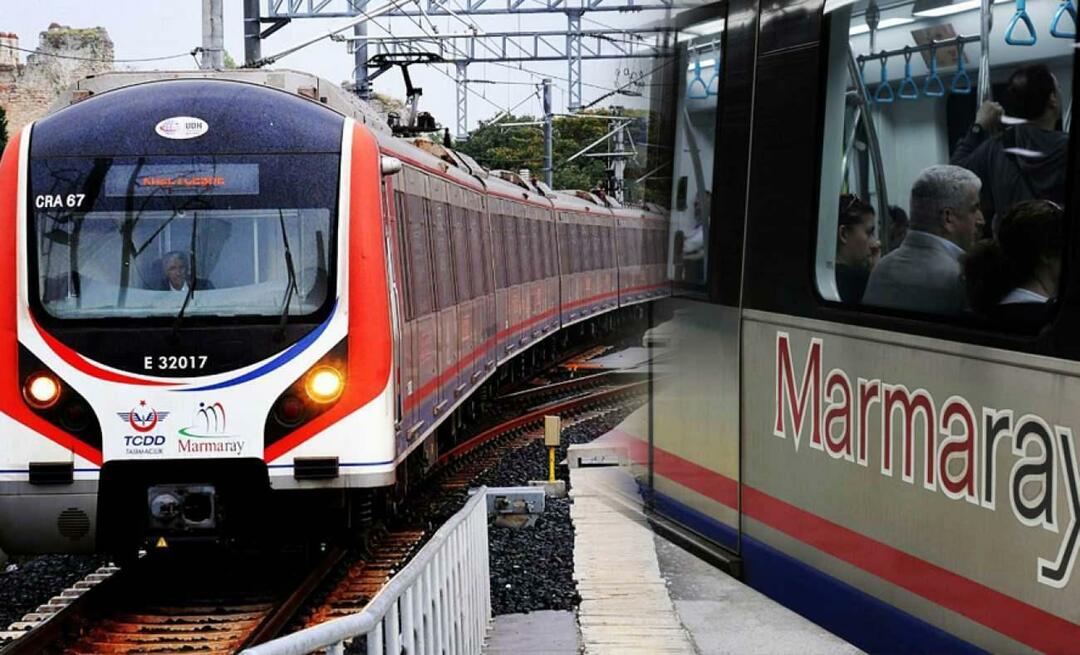 През кои спирки минава Marmaray? Колко струва Мармарай? Мармарай времена