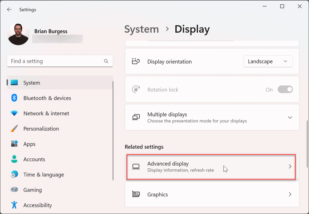 Промяна на разделителната способност на екрана на Windows 11