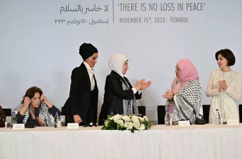 Съобщение за пресата на срещата на върха на съпругите на палестинските лидери с едно сърце