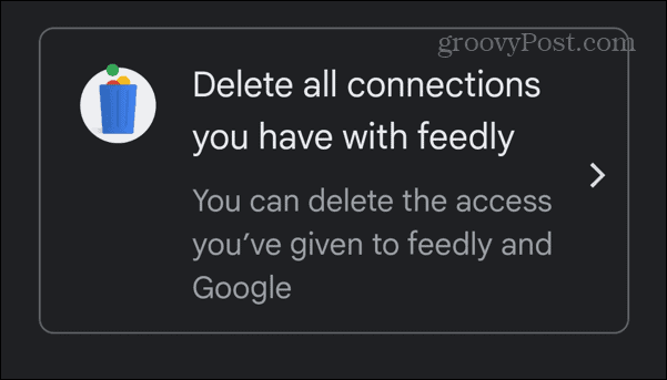 Прекъснете връзката между приложенията и вашия акаунт в Google