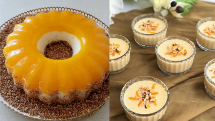 Как да направите практичен десерт с портокалов грис?