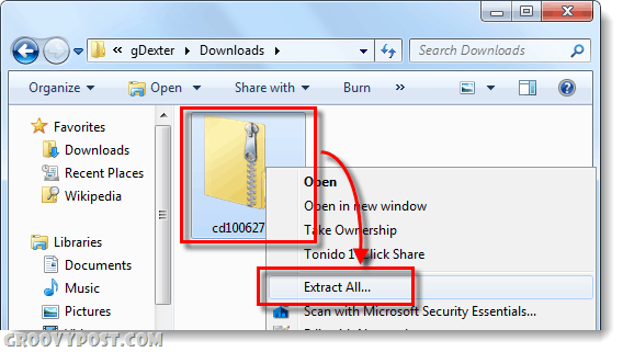 извлечете офлайн редактор на NT и парола в iso файла