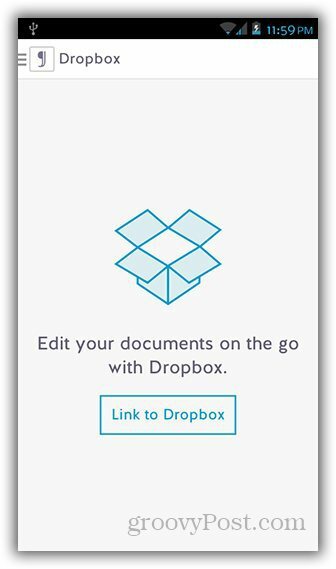 Създавайте и синхронизирайте текстови файлове с Dropbox на Android
