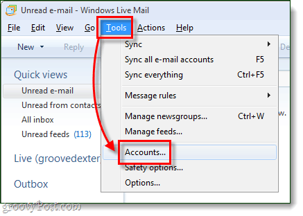 Windows Live акаунти за електронна поща