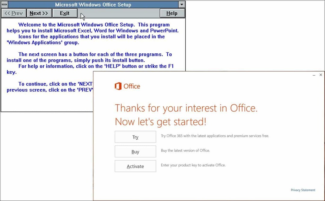 Поглед към 25 години Microsoft Office (тогава и сега)