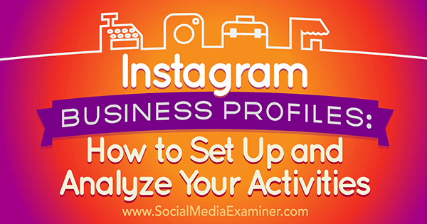настройка анализира бизнес профили на instagram