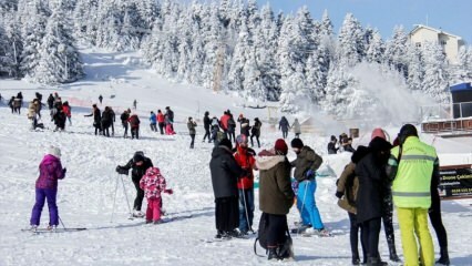 Дебелината на снега надхвърли 1 метър в Uludağ