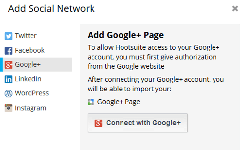 hootsuite добави мрежа