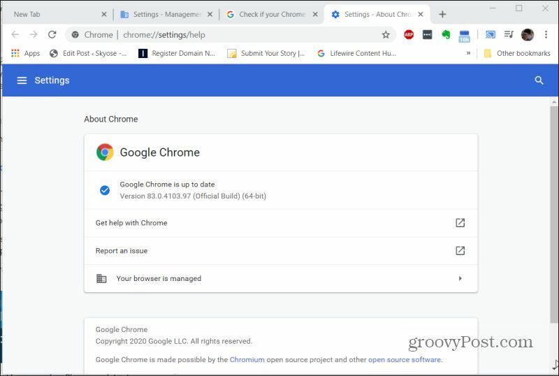 Google Chrome е актуализиран