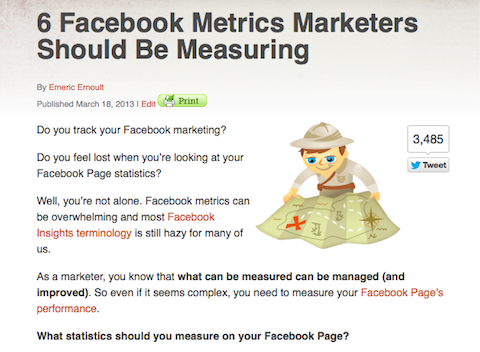 метрики на facebook