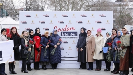 Женските клонове на AK Party Istanbul са в марша на Севдам Истанбул!