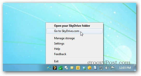 Отидете на SkyDrive