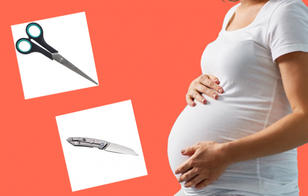 тест за ножици и нож по време на бременност