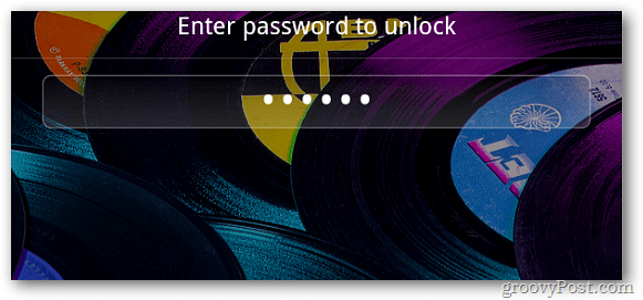 Kindle Fire Lock Screen Password