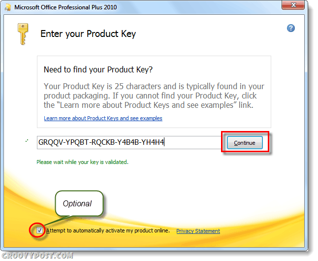 Как да промените продуктовите ключове на Microsoft Office 2010