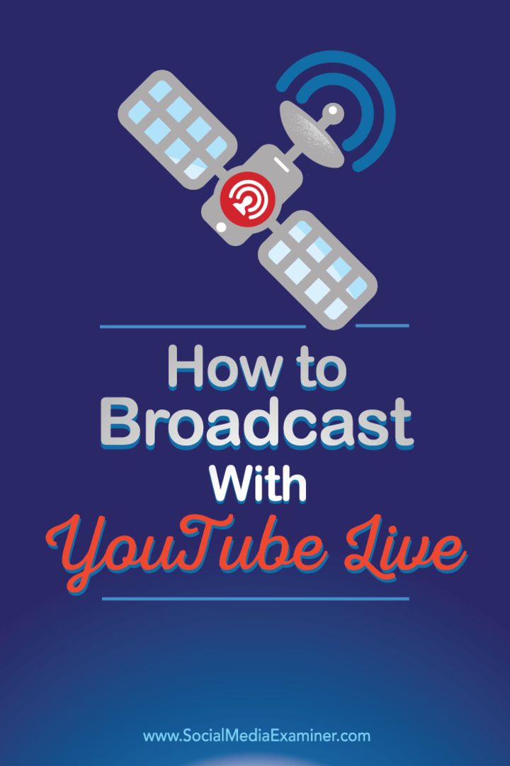 Как да излъчвате с YouTube Live: Проверка на социалните медии
