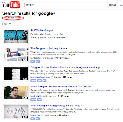 youtube google -