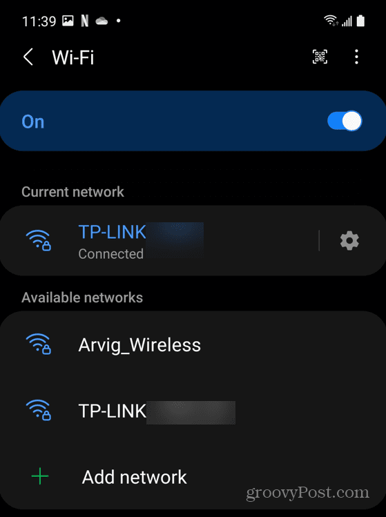 Wi-Fi мрежова свързаност