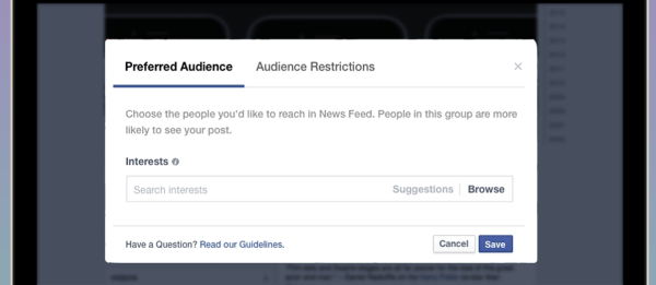 оптимизация на аудиторията във facebook