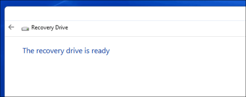 Устройството за възстановяване завърши Windows 11