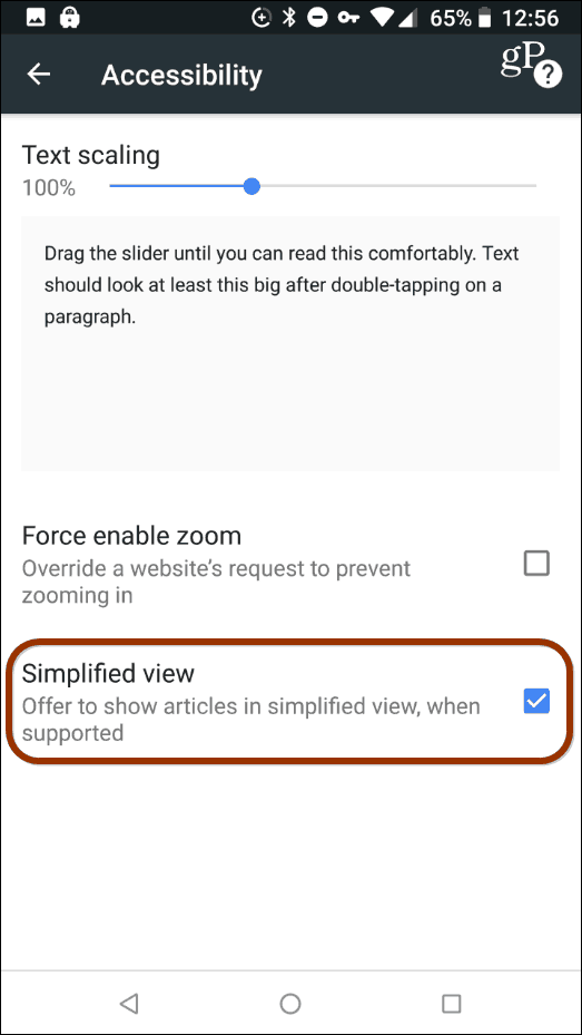 Опростен преглед на Chrome Android