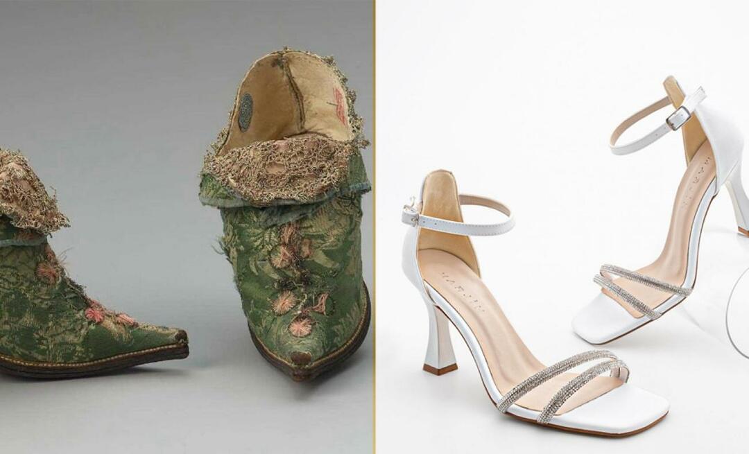 Модели обувки от миналото до настоящето!
