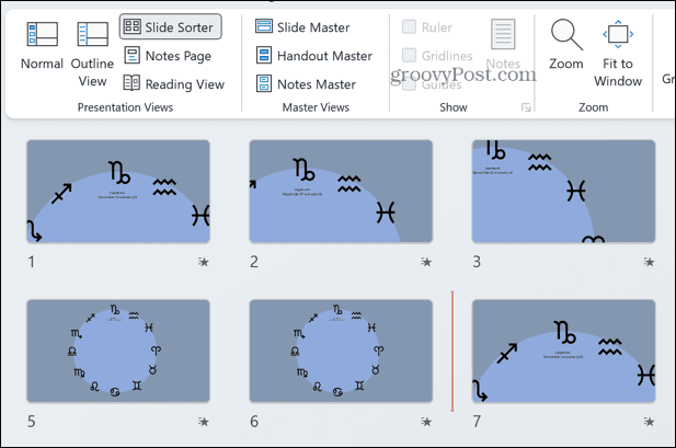 powerpoint изтрити слайдове