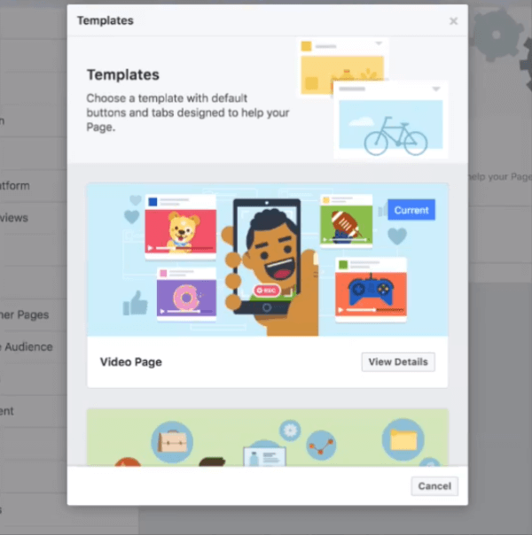 Facebook тества нов видео шаблон за Pages, който поставя видео и общността отпред и в центъра на Страницата на създателя, със специални модули за неща като видеоклипове и групи.