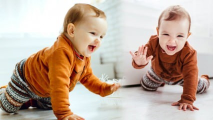 Как се учат бебетата да пълзят? Кога бебетата пълзят? Етапи на обхождане