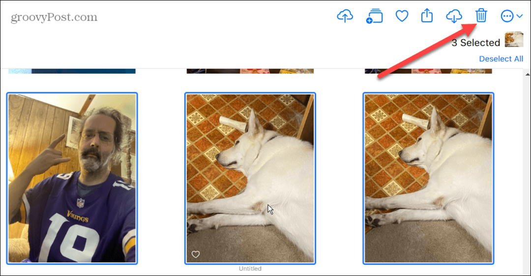Как да изтриете снимки от iCloud