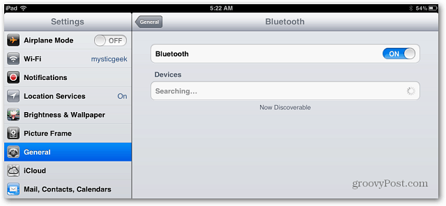 Свържете Bluetooth клавиатура към iPad