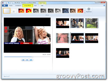 Microsoft Windows Live Movie Maker - Как да направите домашни филми Мадона