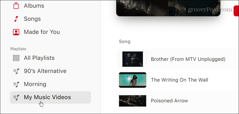 Видео плейлисти в Apple Music