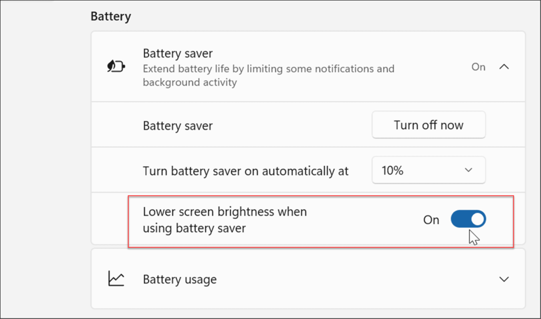 подобряване на живота на батерията на Windows 11