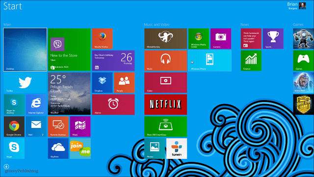 Съвет за Windows 8.1: Направете фона на работния плот и началния екран еднакъв
