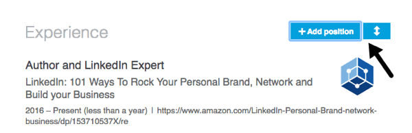 Добавете нови позиции към вашия LinkedIn профил и ги пренаредете в най-подходящия ред.