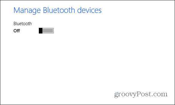 Bluetooth е изключен